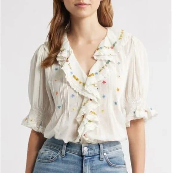 Doen Hettie Top - Sea Salt - Picture 3 of 12